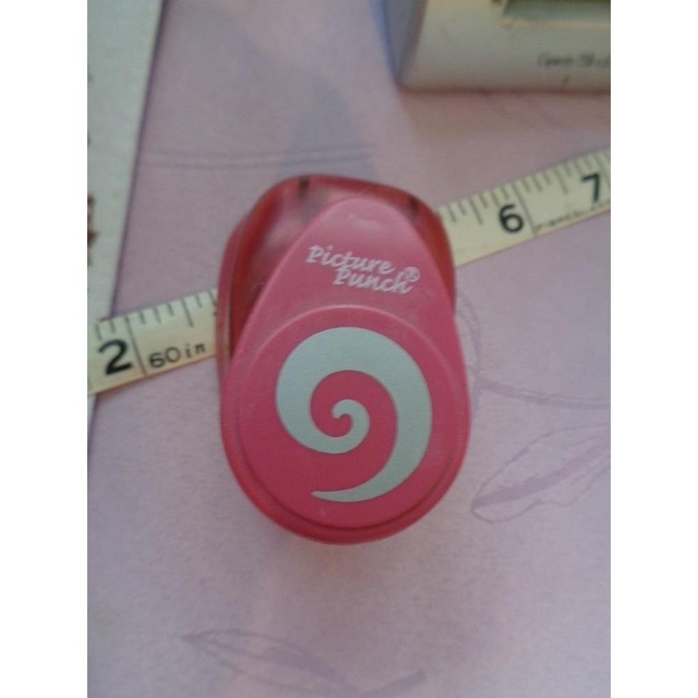 Picture Punch Paper Punch Swirl Scrapbooking Cards Crafts - B